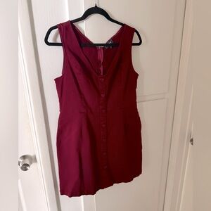 ModCloth Wine red mini dress